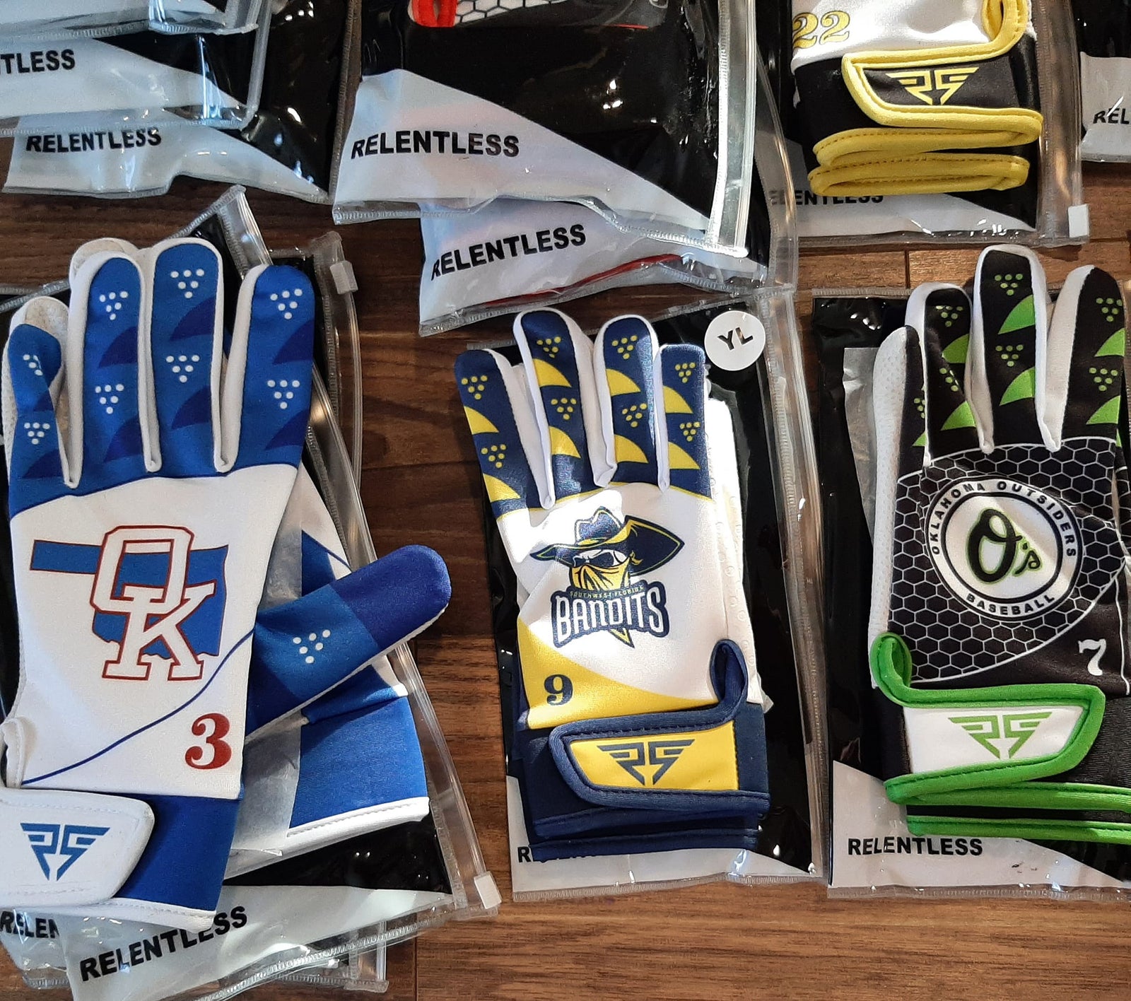 Batting Gloves With Your Name On Them - Relentless Sports
