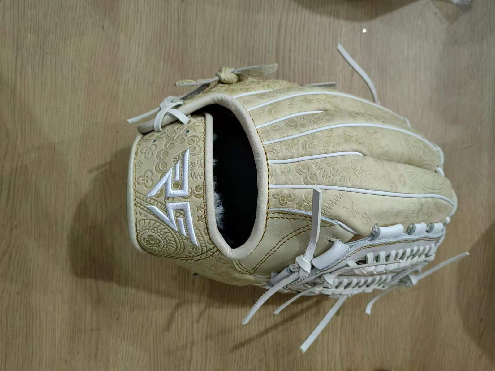 Blonde Baseball Gloves 